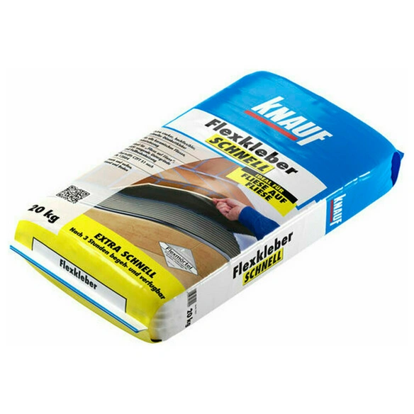 Fliesenkleber, 20 kg, grau