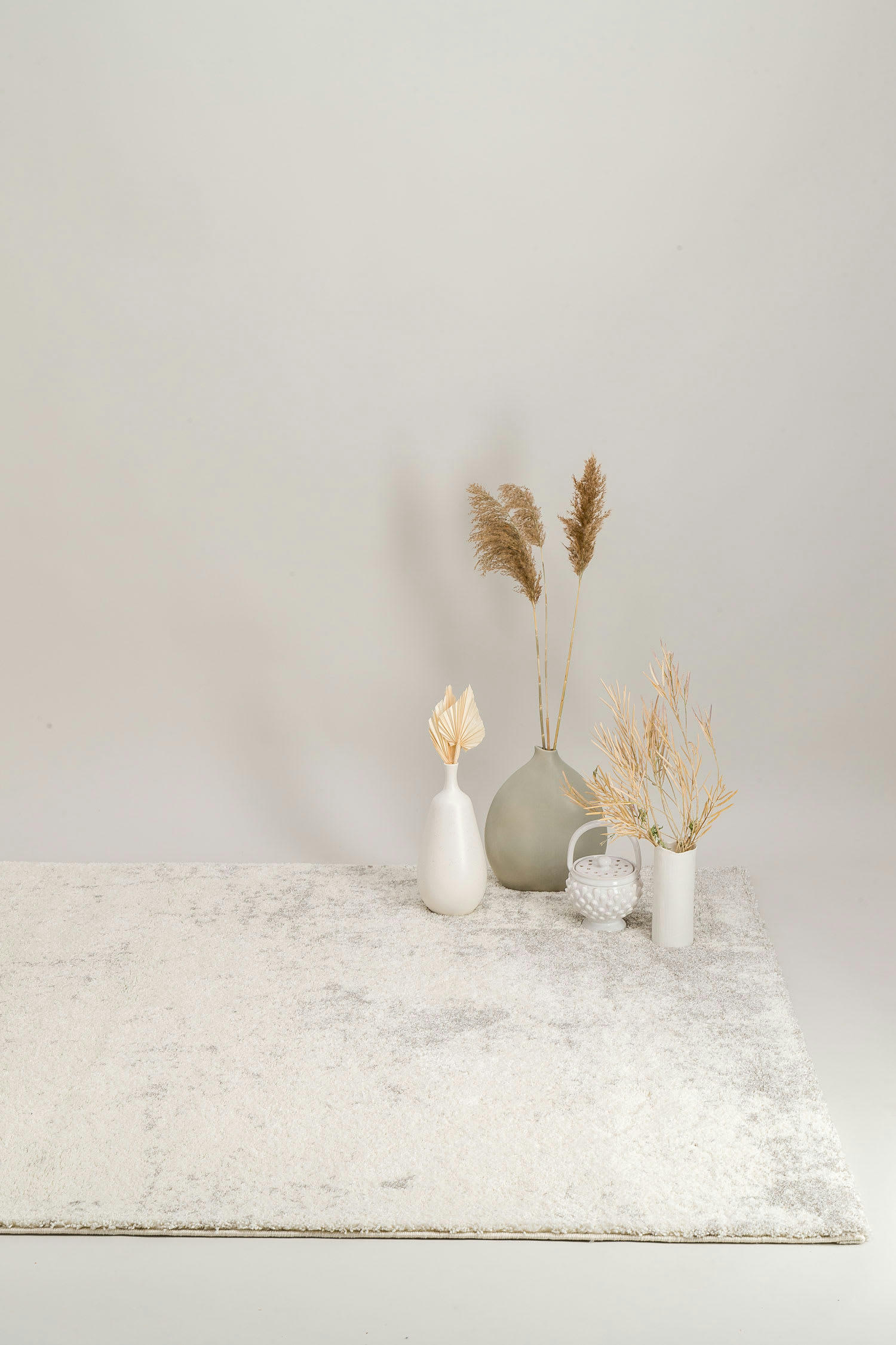 VINTAGE - Tapis style japandi gris 200x290, OEKO-TEX®