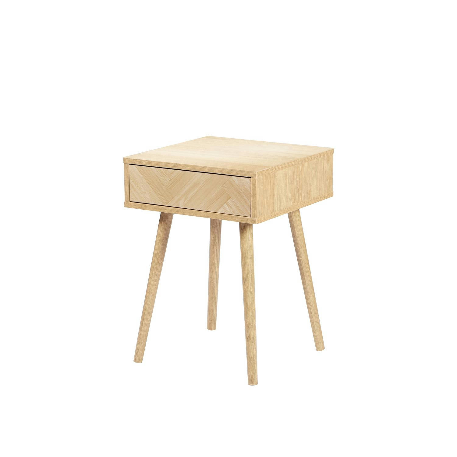 - Table de chevet 1 tiroir beige