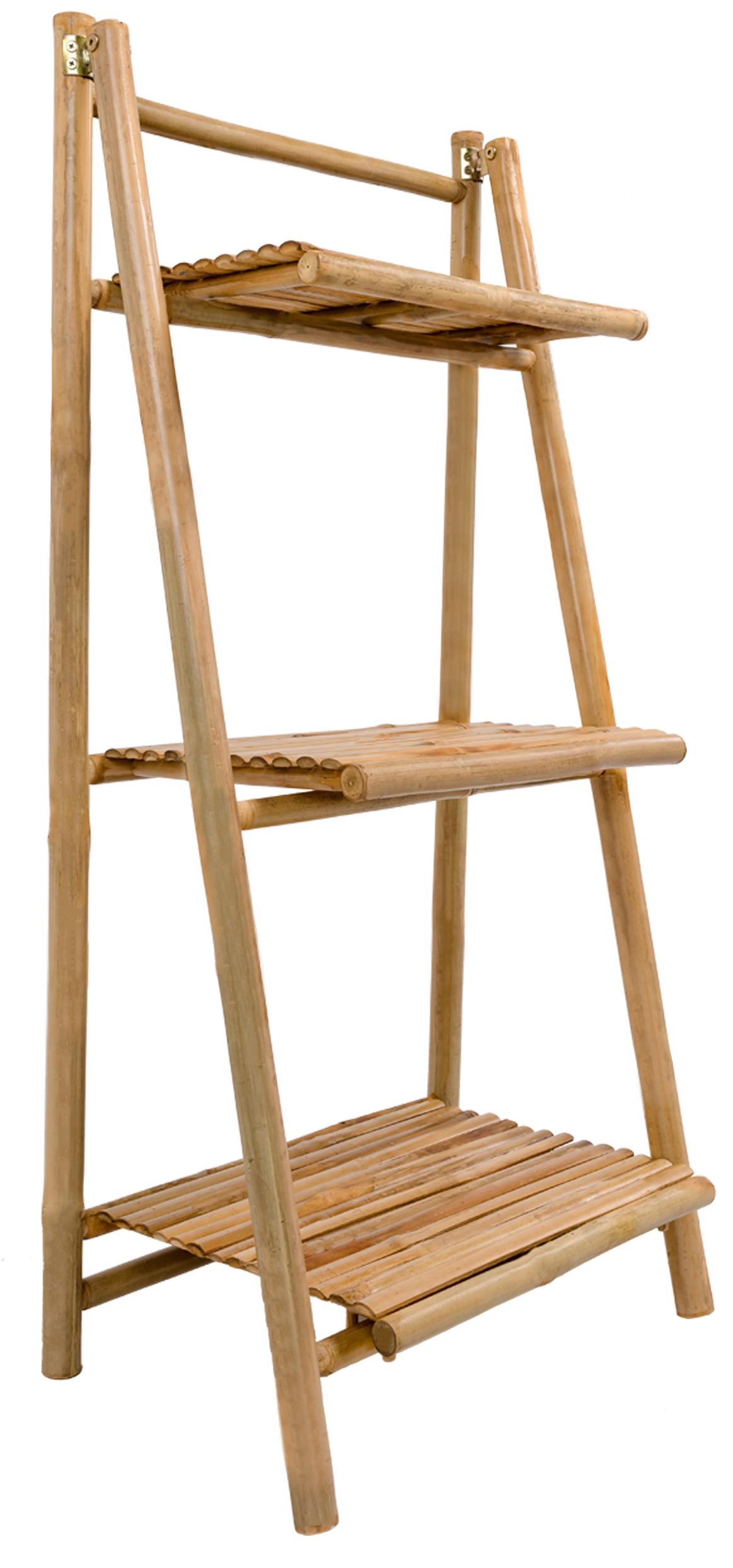 Etagère 3 poziomy z litego bambusa