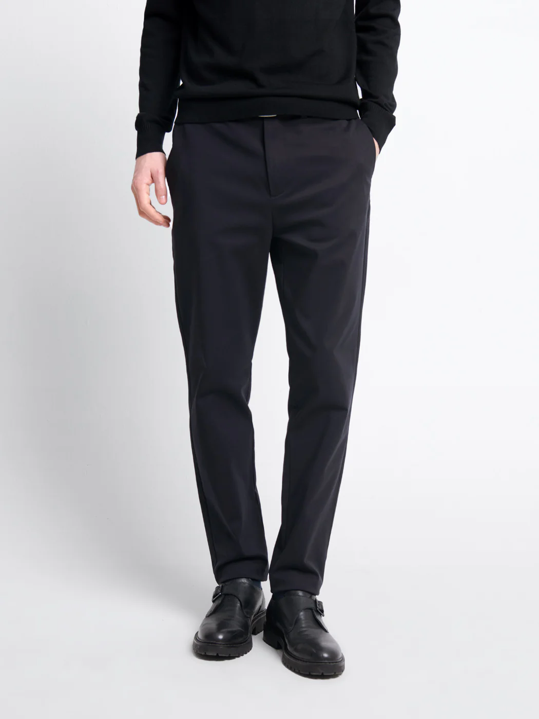 Chino en coton mélangé stretch