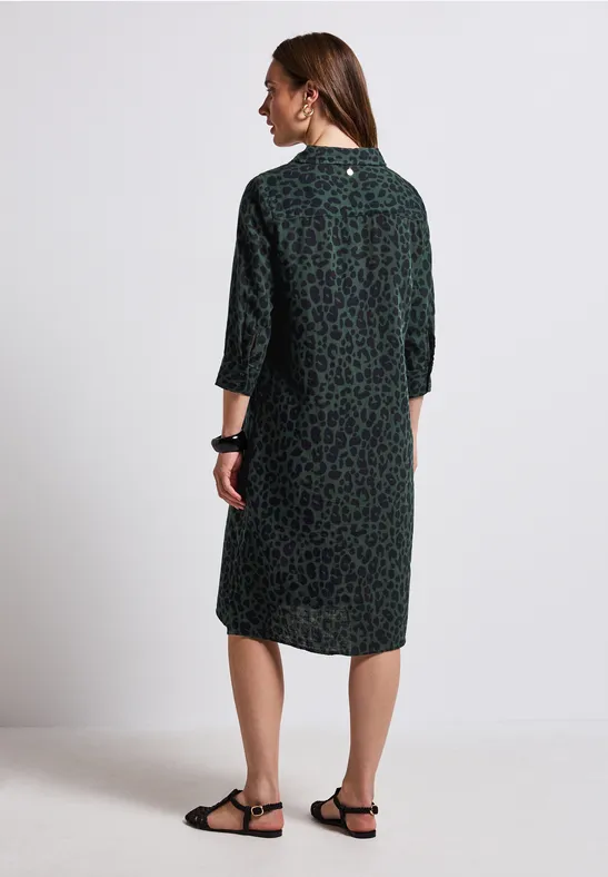 Gemustertes Musselinkleid