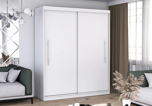 Armoire Miralys 203 cm - Blanc
