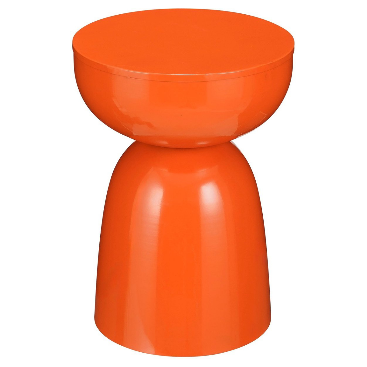 Mica Decorations Elliot Bijzettafel - Bijzettafel Rond H45 x Ø32 cm - Bijzettafeltje voor Woonkamer of Slaapkamer - Ideaal als Plantentafeltje - IJzer