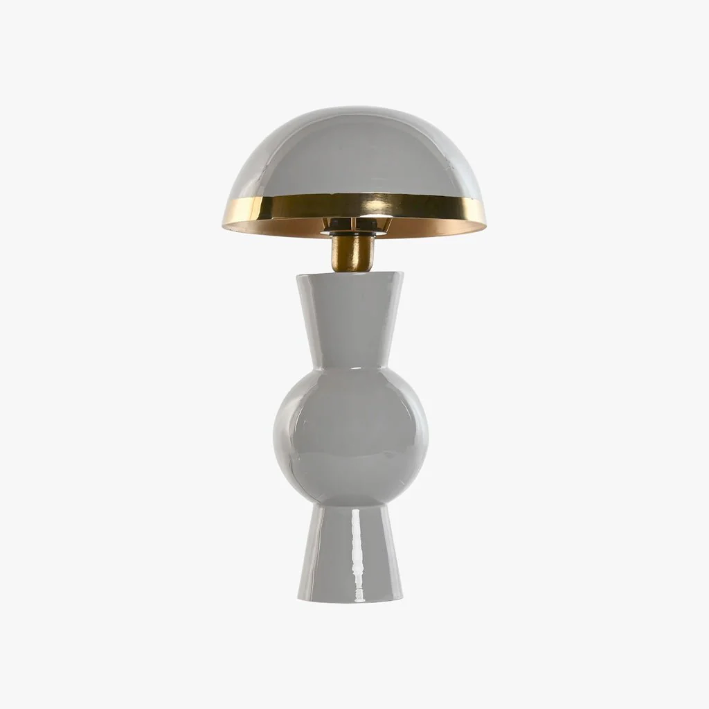 Candeeiro de Mesa Formas Cinza ICONIC