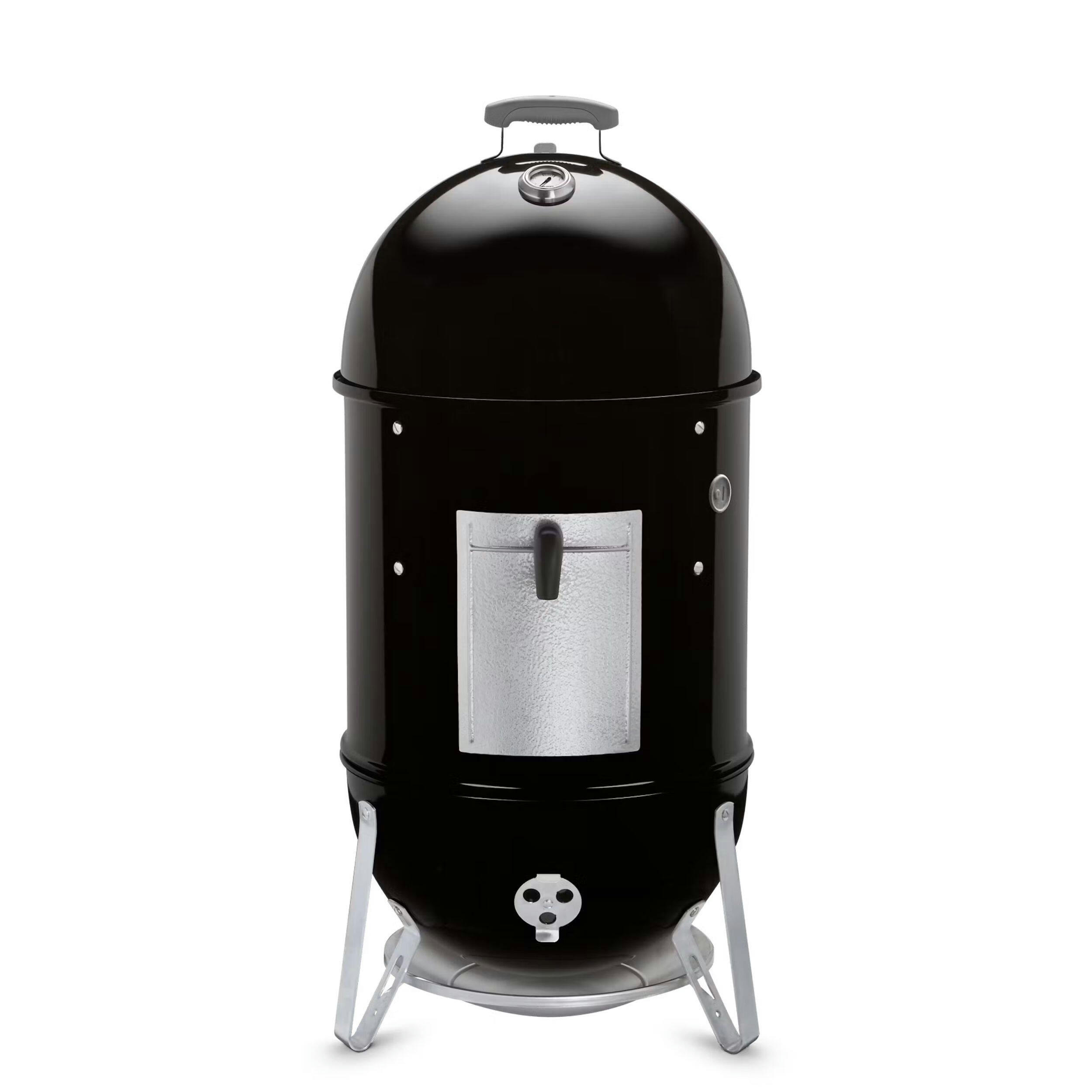 Weber Smokey Mountain Cooker Smoker Charcoal Grill with Cover, 18.5-in, 481 sq. in. Cooking Area