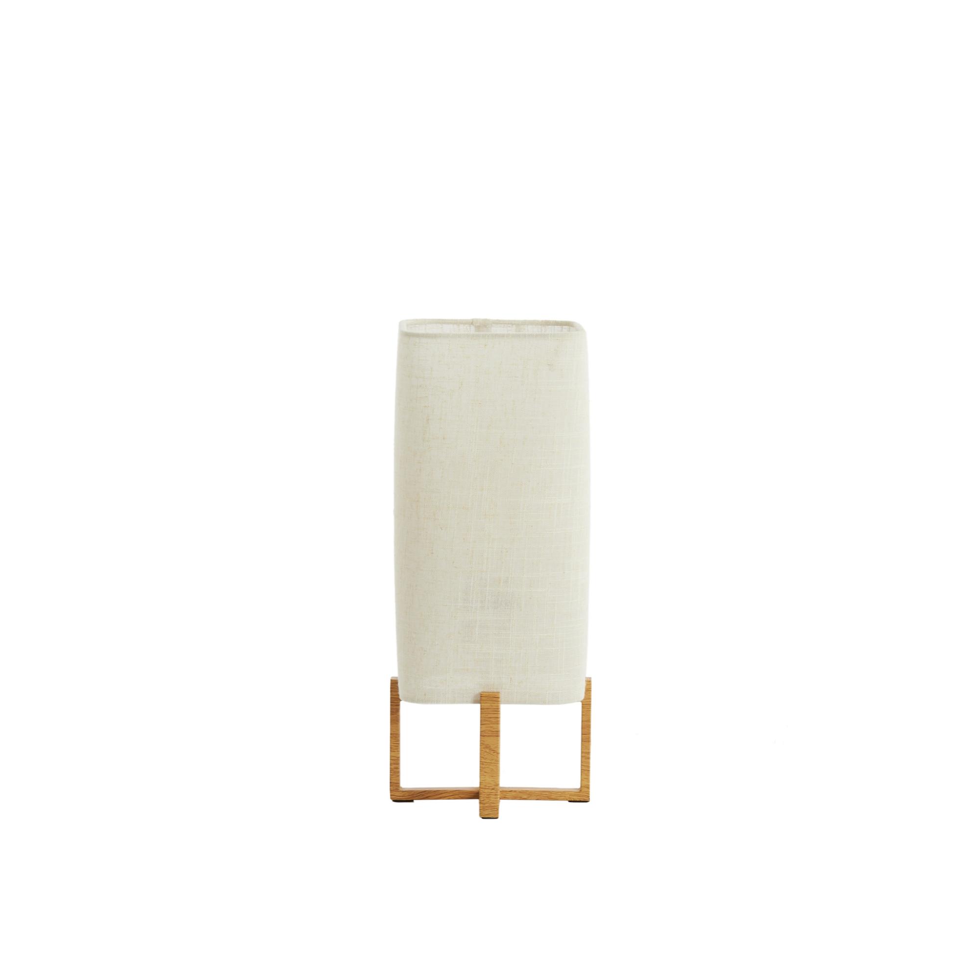 Light & Living tafellamp Wyn - bruin - Ø16.5cm