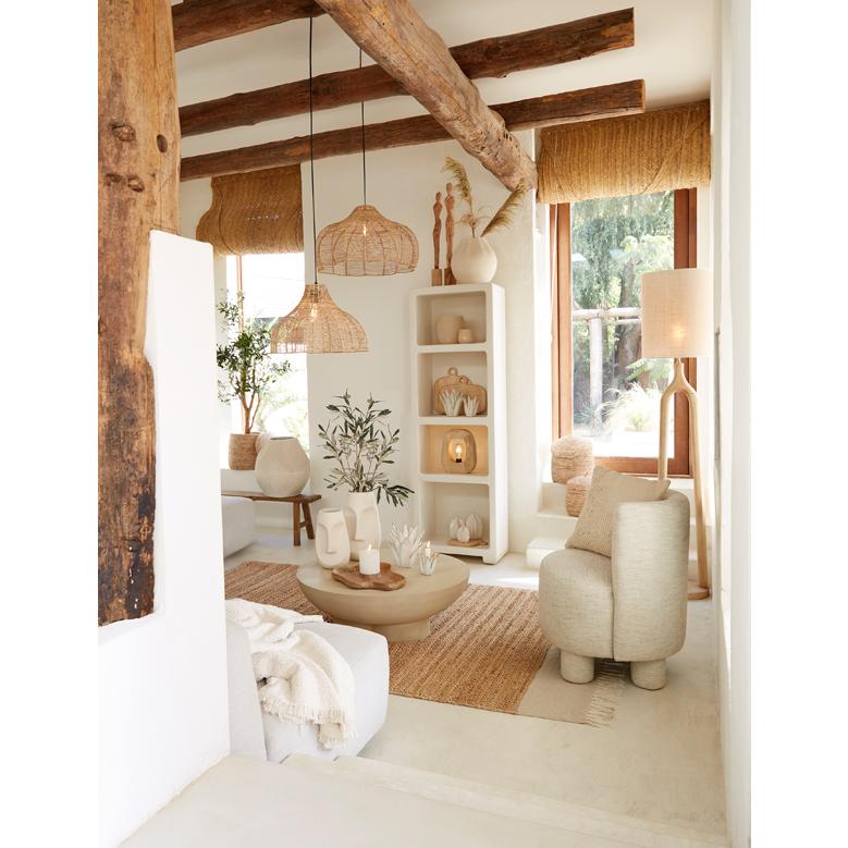 Light & Living - Naluno wandkast - crème