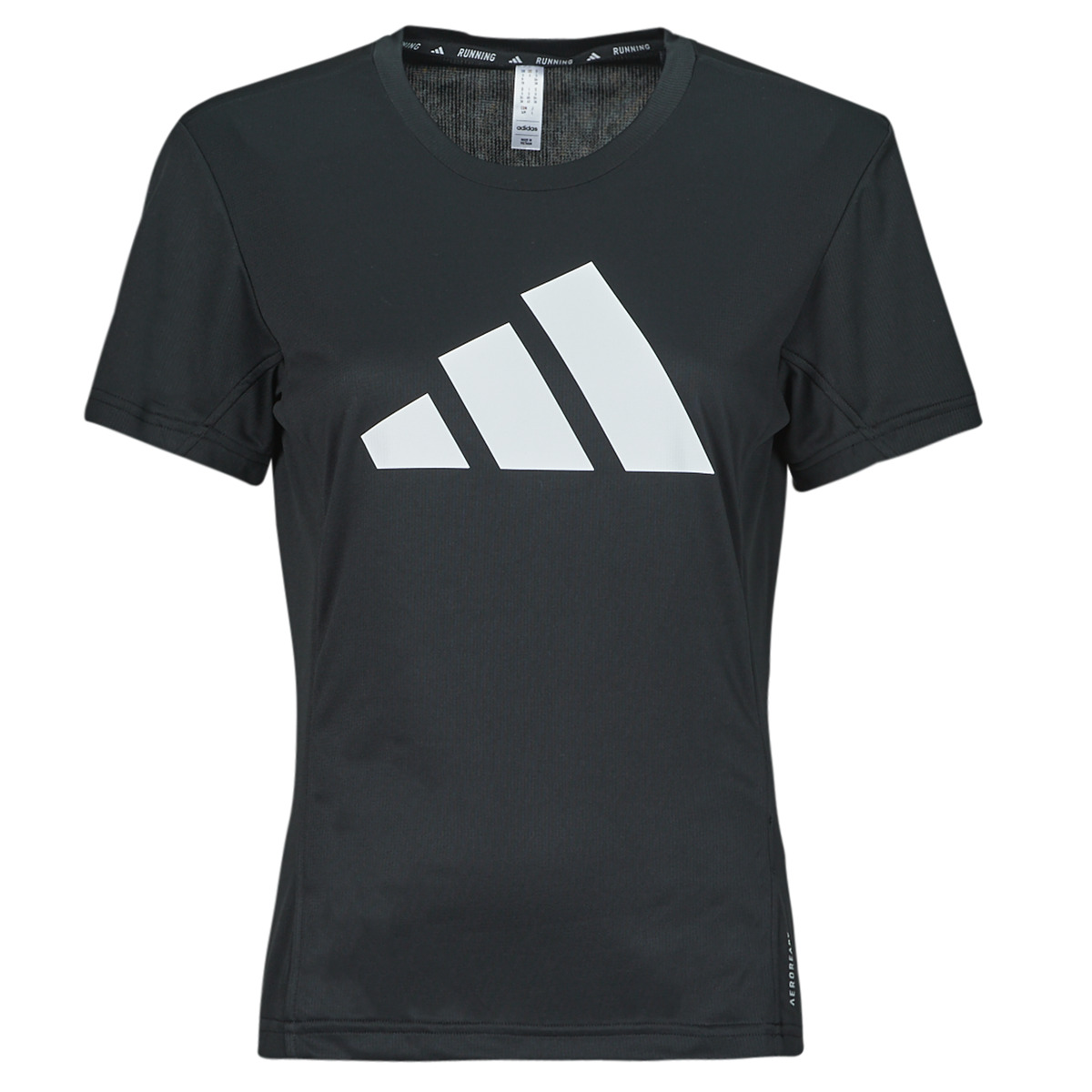 adidas - RUN IT TEE - Black / White