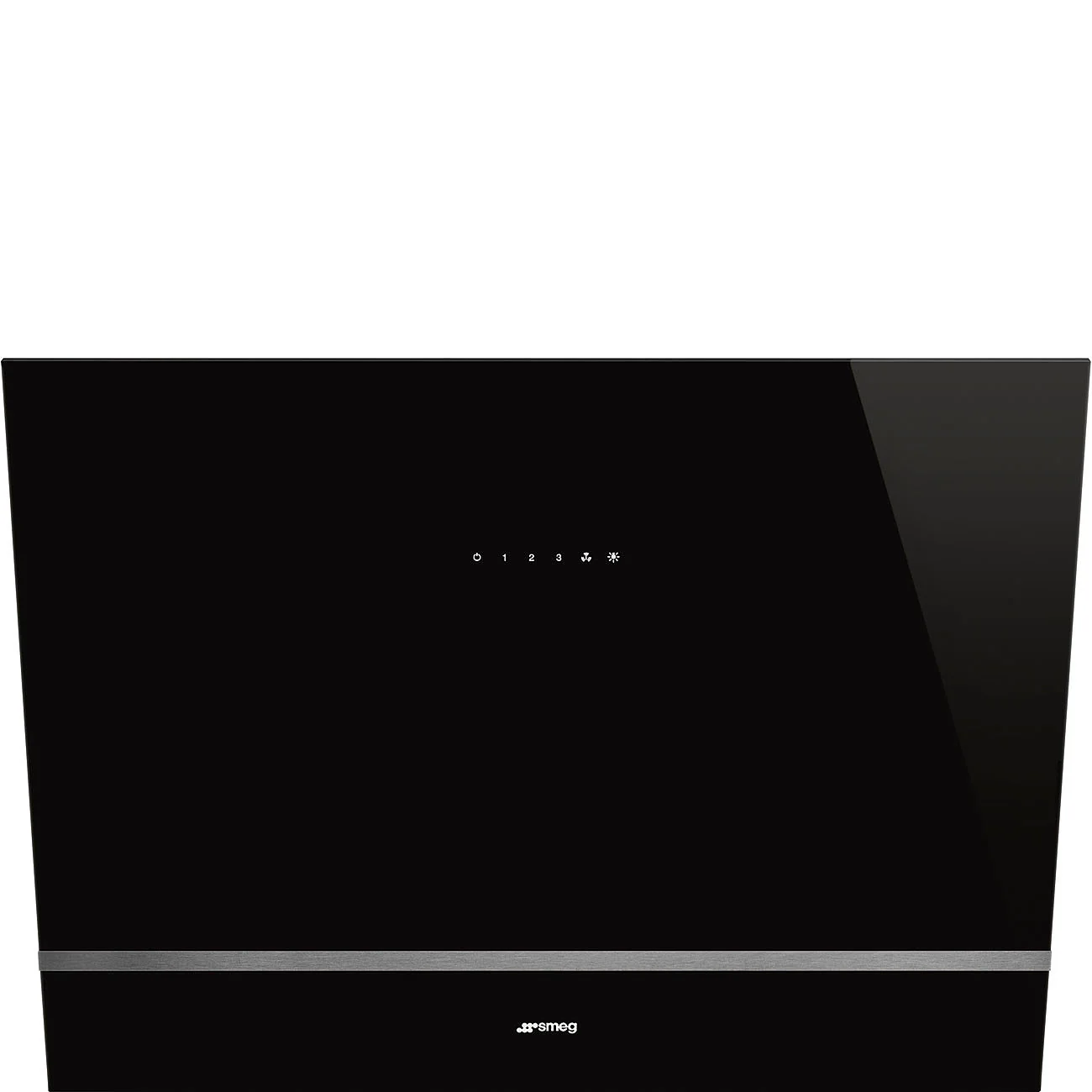 80cm Angled Chimney Hood Black