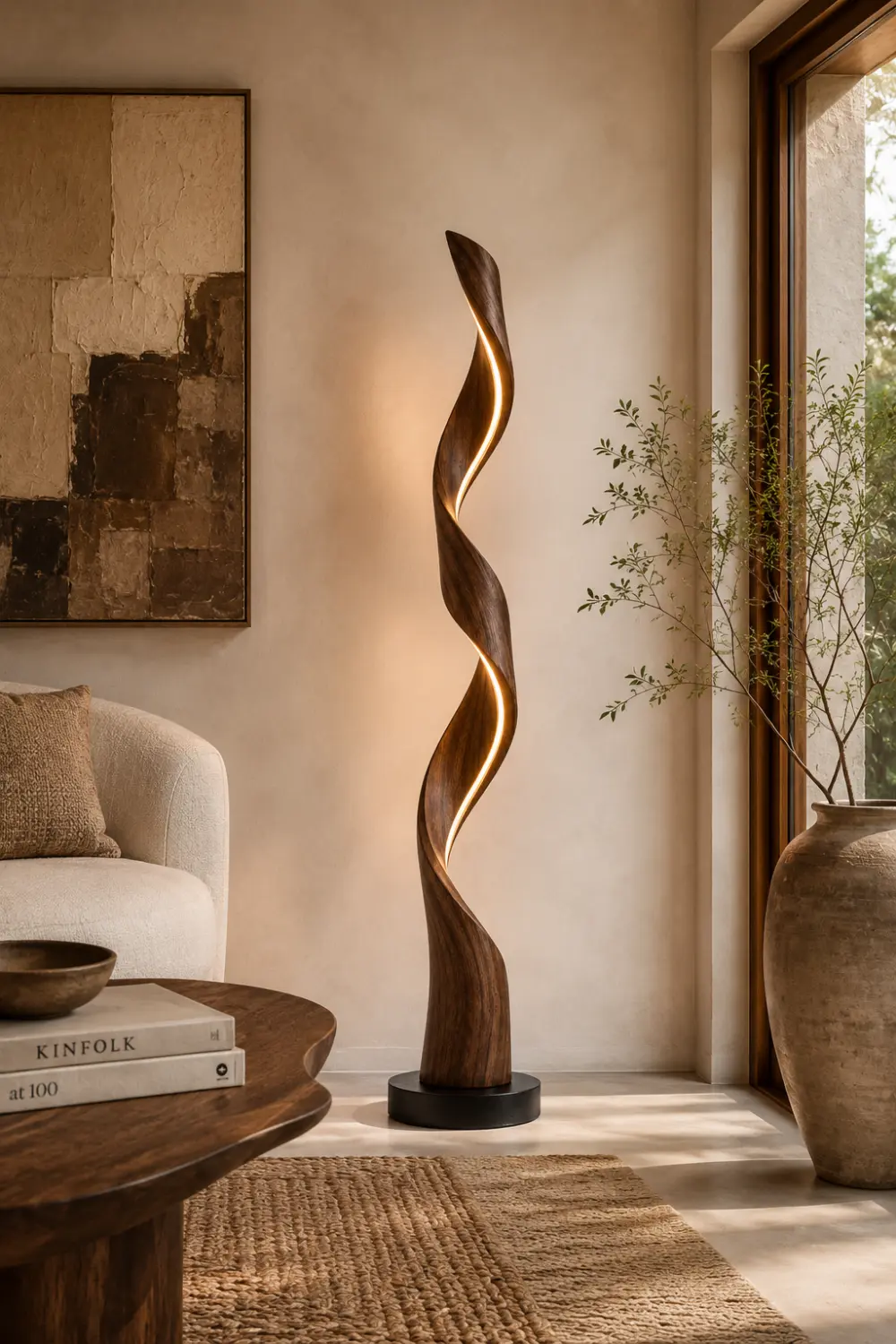 Wooden Art Lamp #WL110