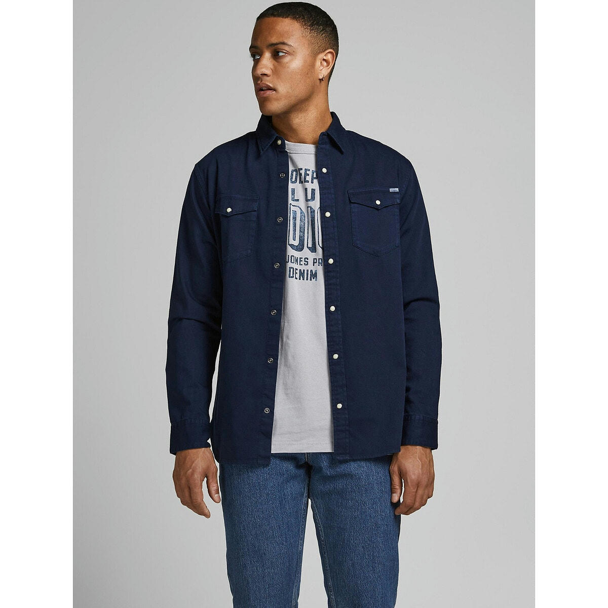 Chemise coupe slim en jean Jjesheridan