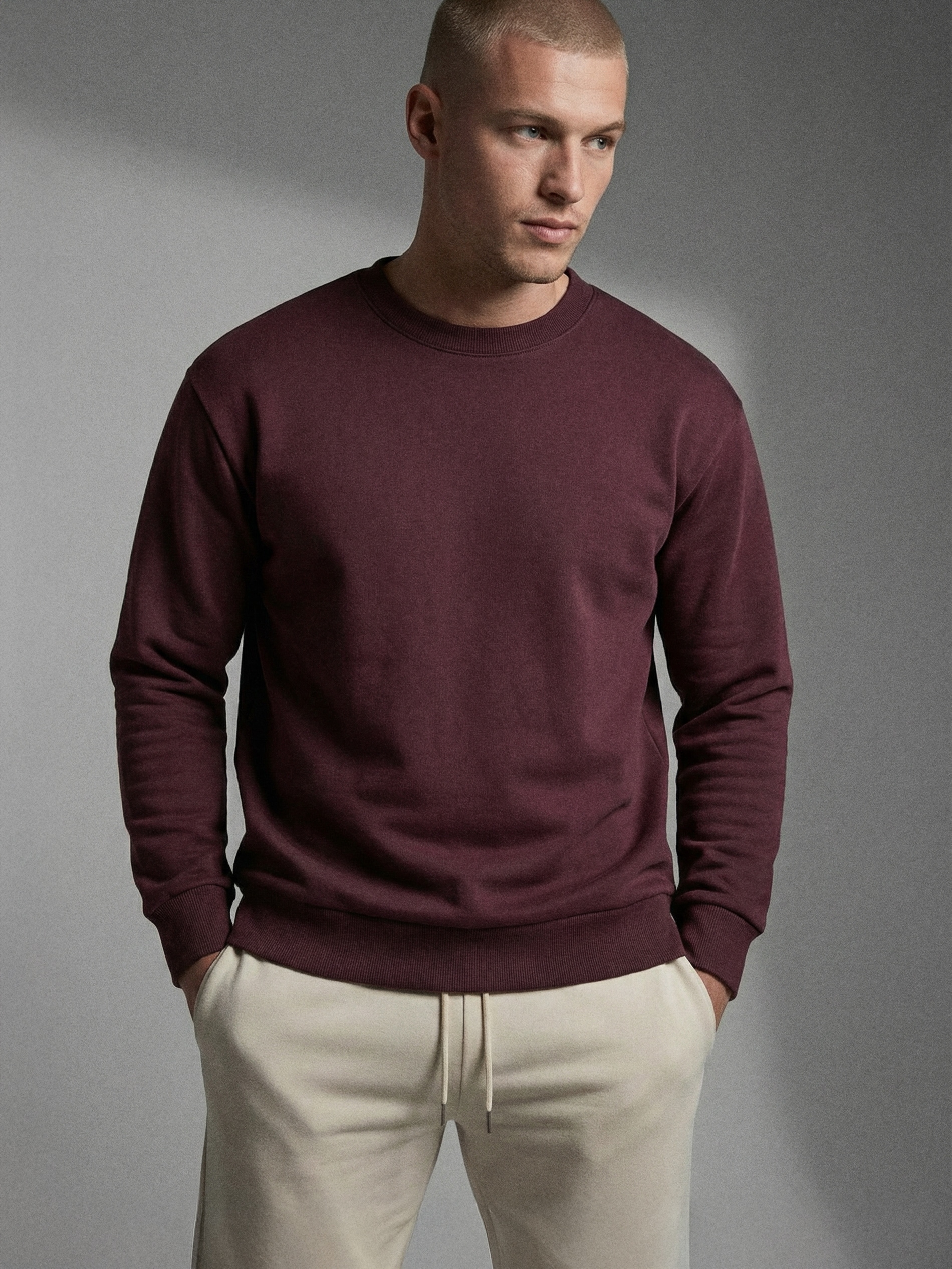 Bluza crewneck basic