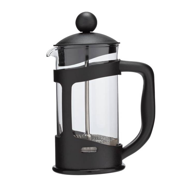 Habitat 3 Cup Plastic 350ml Cafetiere - Black