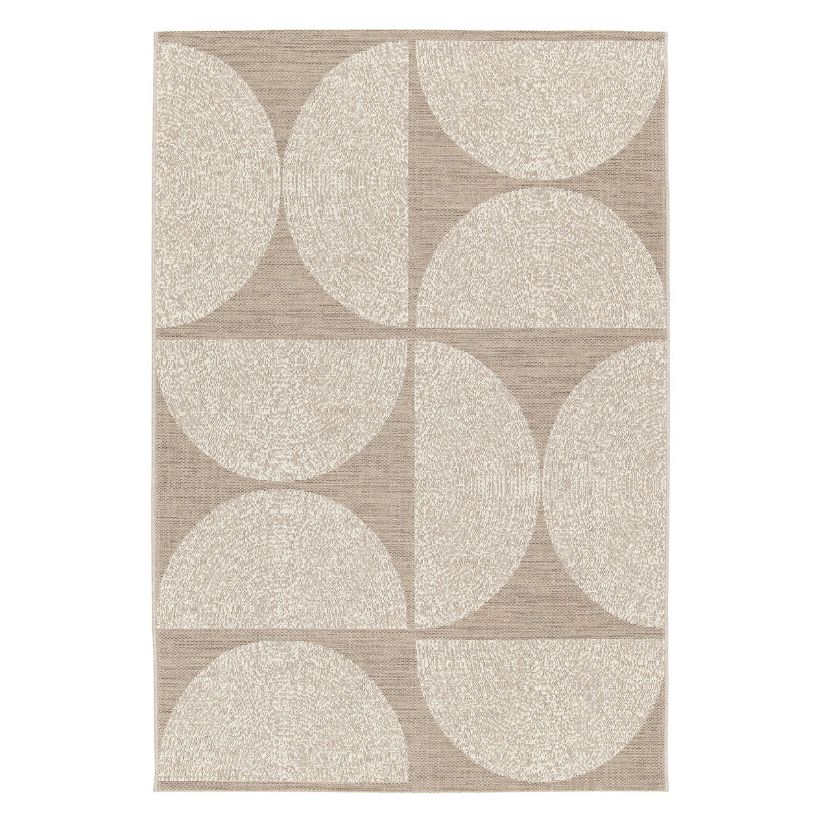 AFK Living vloerkleed Halv - voor binnen en buiten - beige - 160 x 230 cm