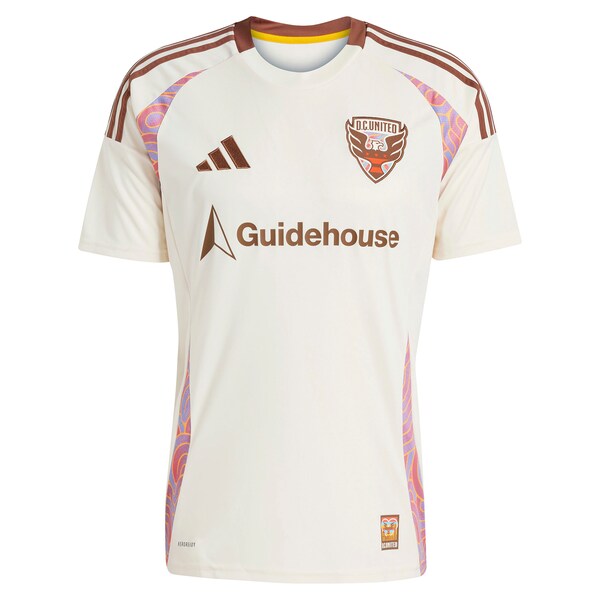 D.C. United adidas 2025 The Soul Kit Replica Custom Jersey - Natural