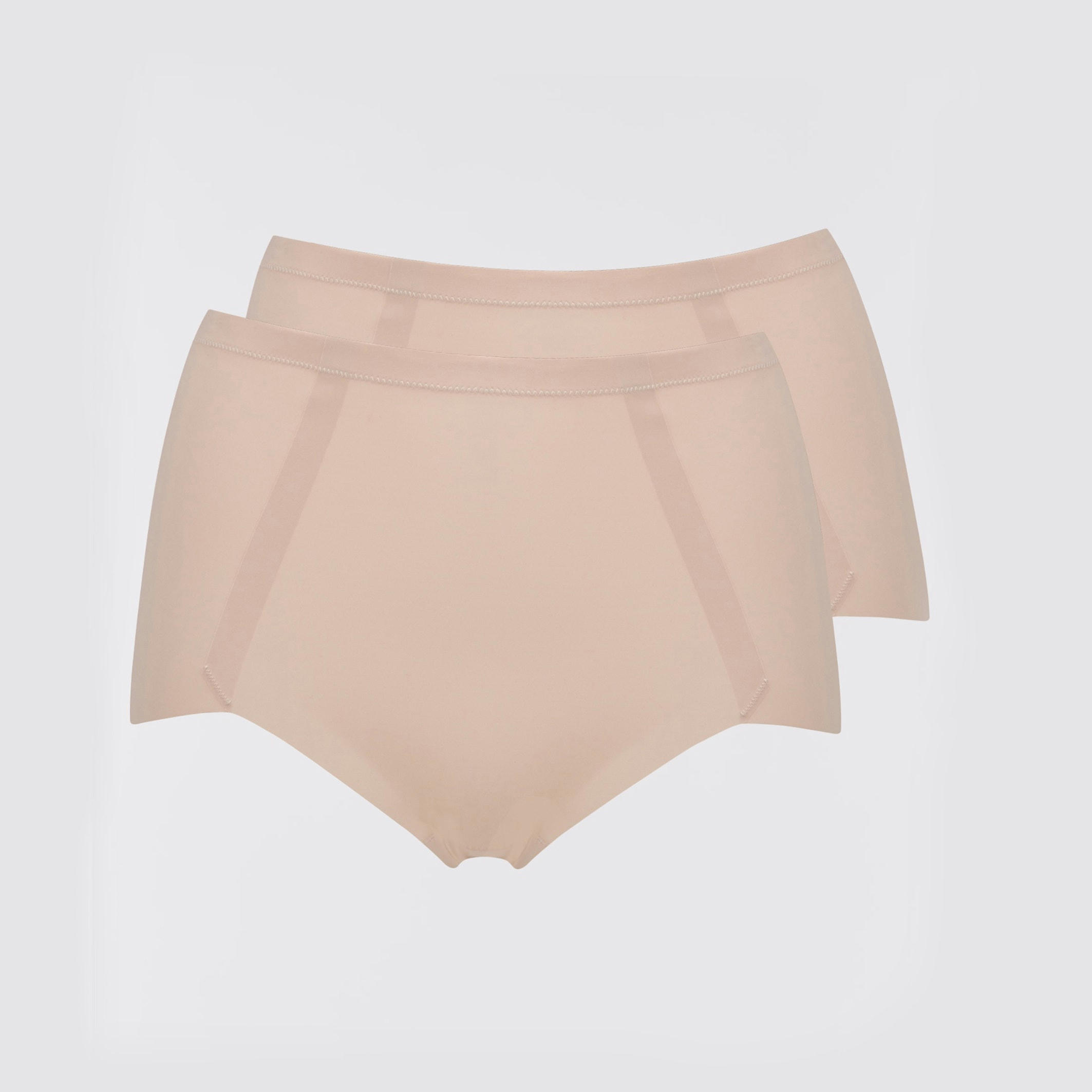 Lot de 2 culottes invisibles effet ventre plat