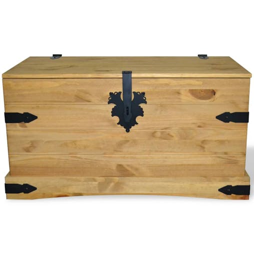 NNEVL Storage Chest Mexican Pine Corona Range 91x49.5x47 cm