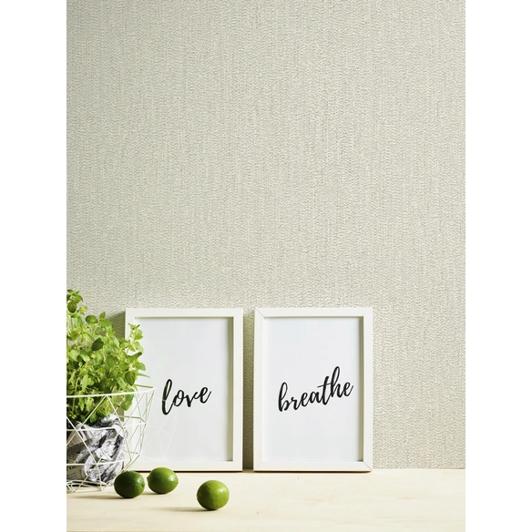 Vliestapete, BxL: 53 x 1005 cm, weiß/taupe
