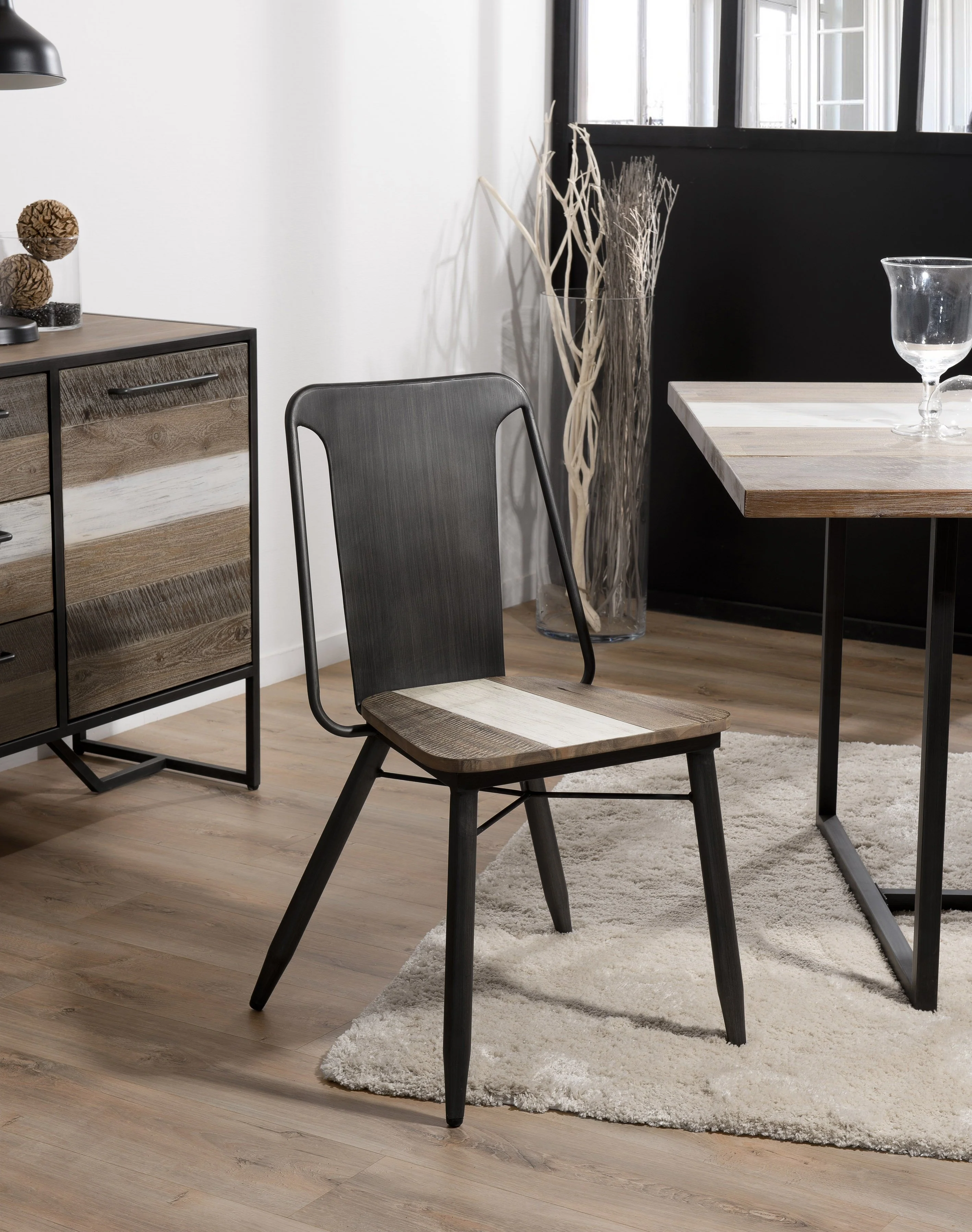 Set van 2 eetkamerstoelen Leandre