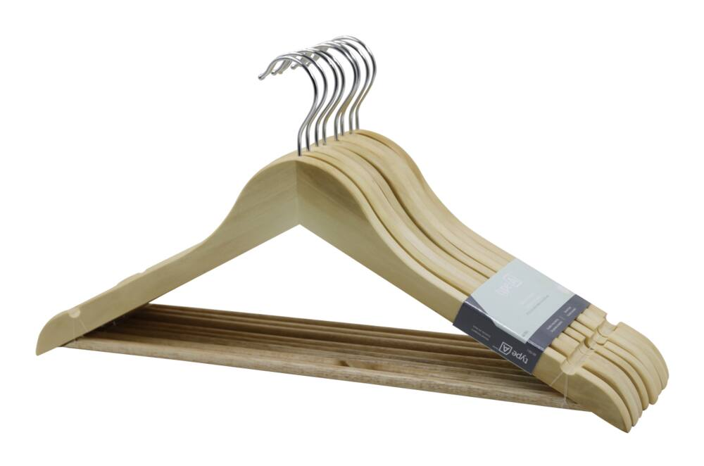 type A Wood Swivel Hangers, 8-pk