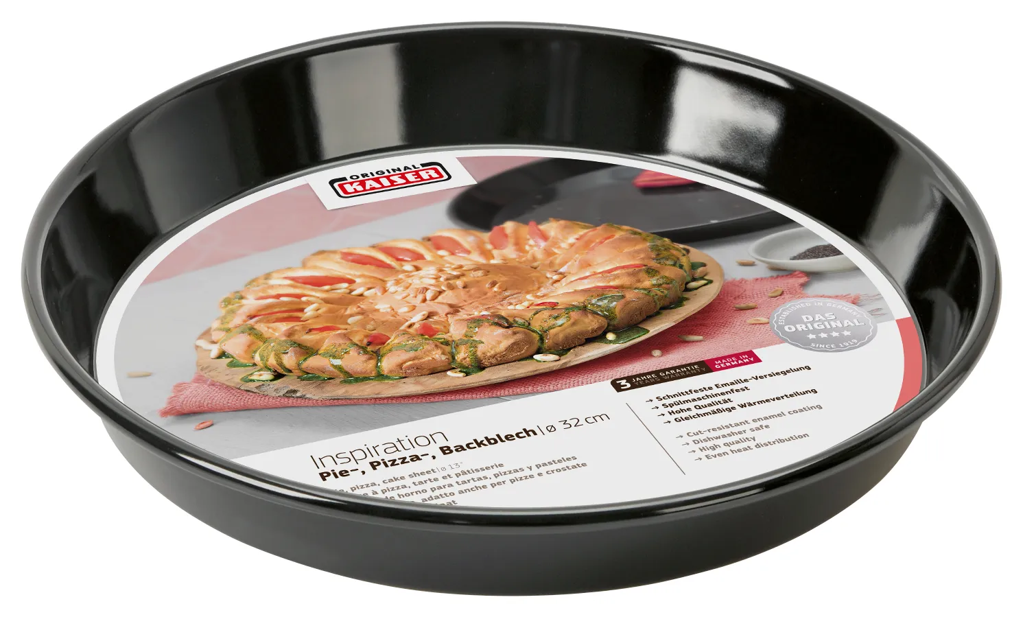 KAISER Inspiration Pie, Pizza & Cake Pan, 32 cm