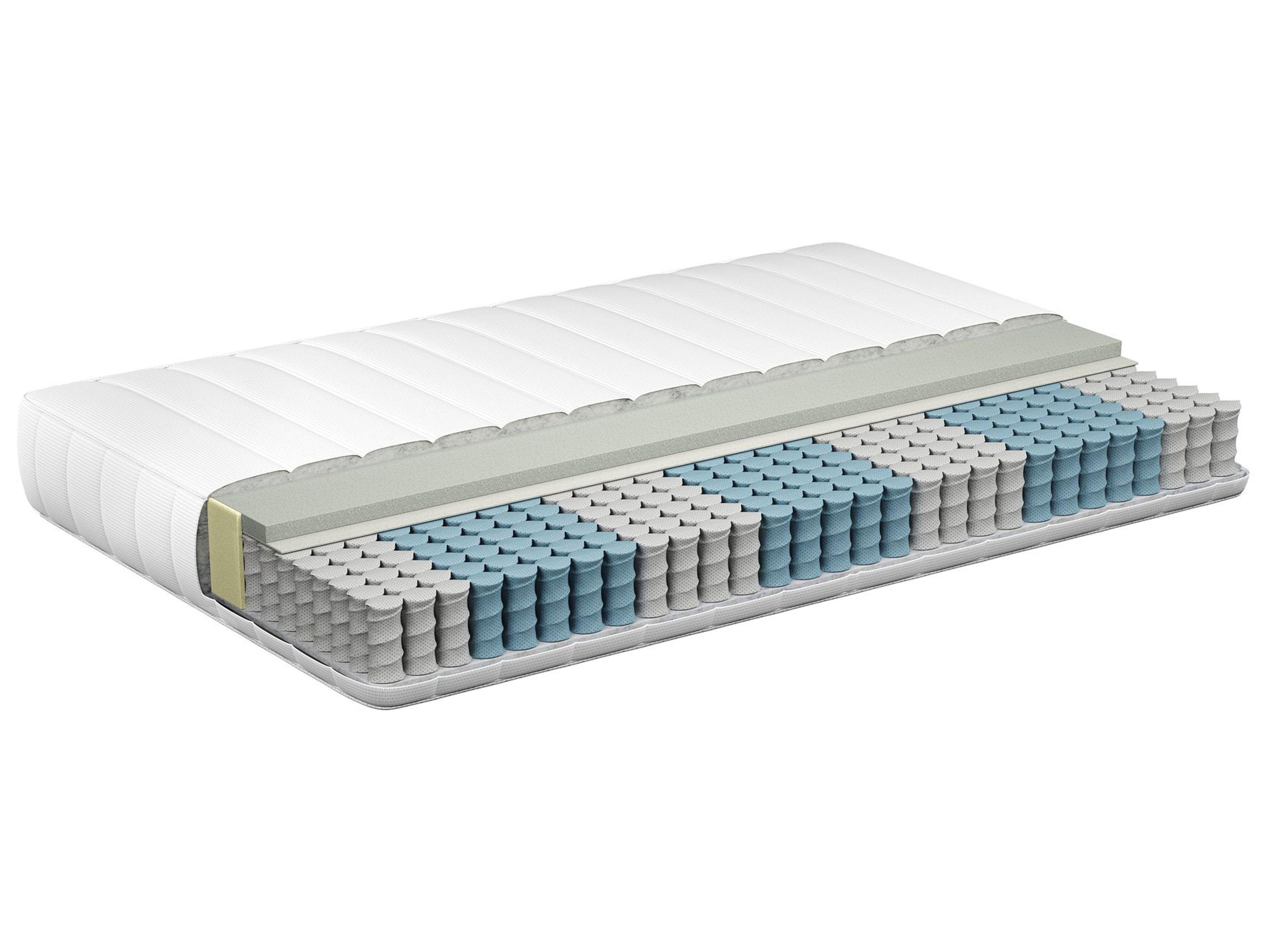Pocket Spring Mattress ROOMY H2/3 Medium 180 x 200 cm (Super King Size)