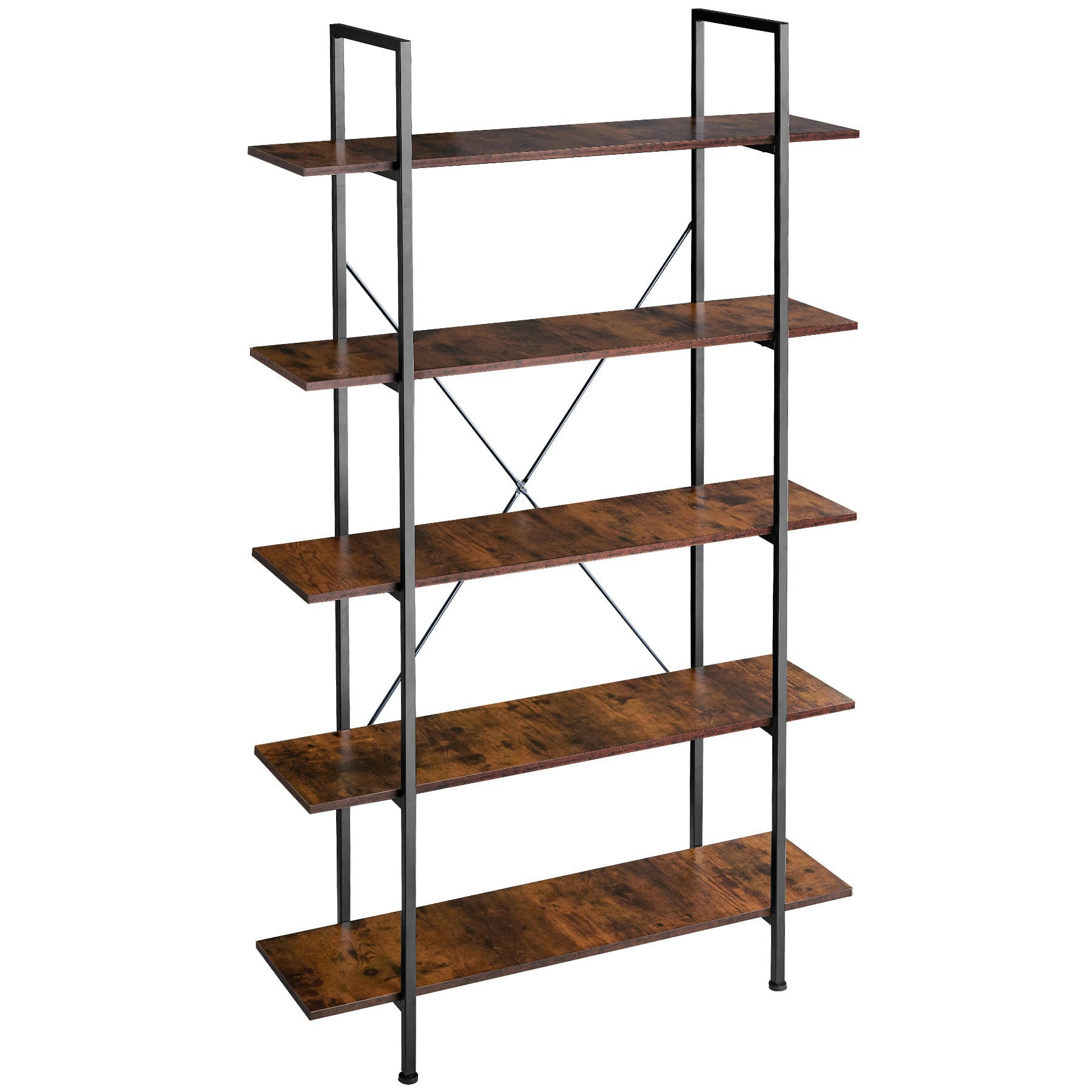 - Étagère Style industriel Bois foncé industriel, rustique