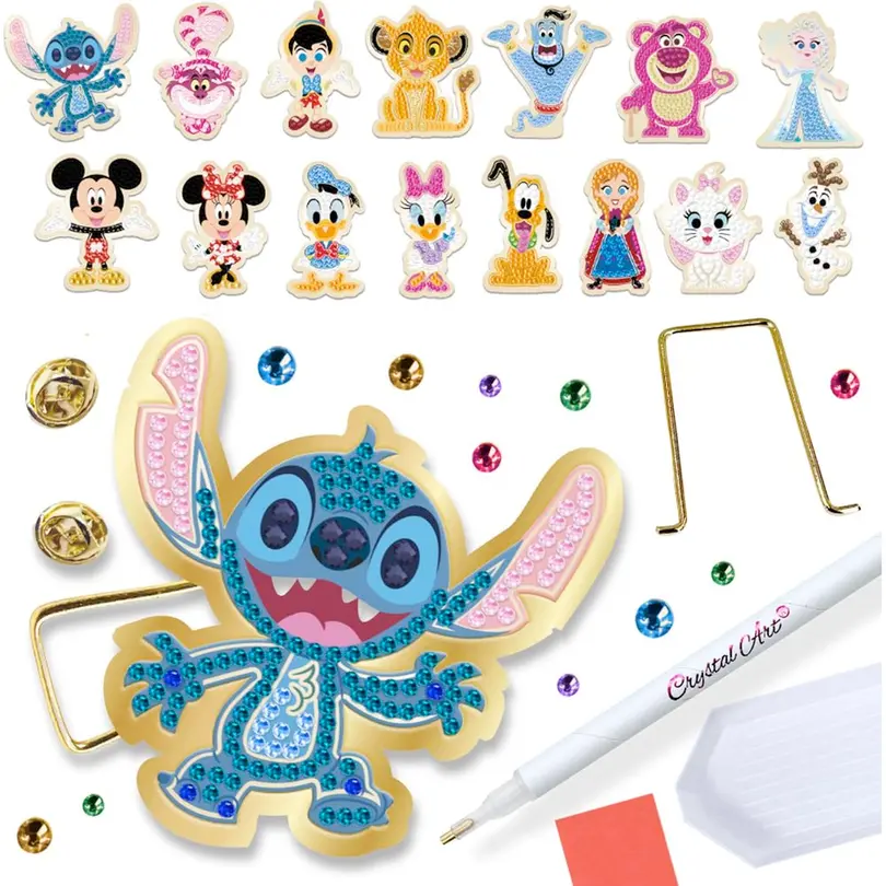 Bastelset Crystal Art Pin Badge Blind Bag