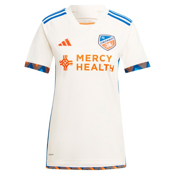 FC Cincinnati adidas Women's 2024 The Canvas Kit Replica Custom Jersey  - White