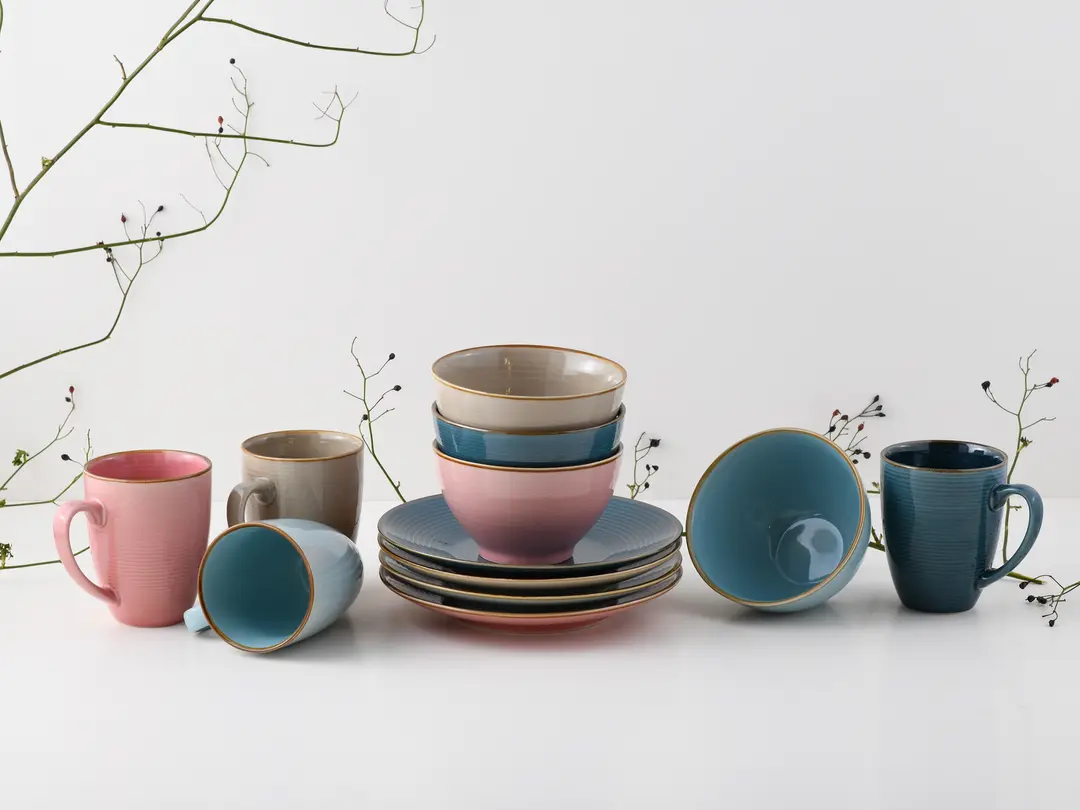 Geschirrset 12-teilig Cosy
