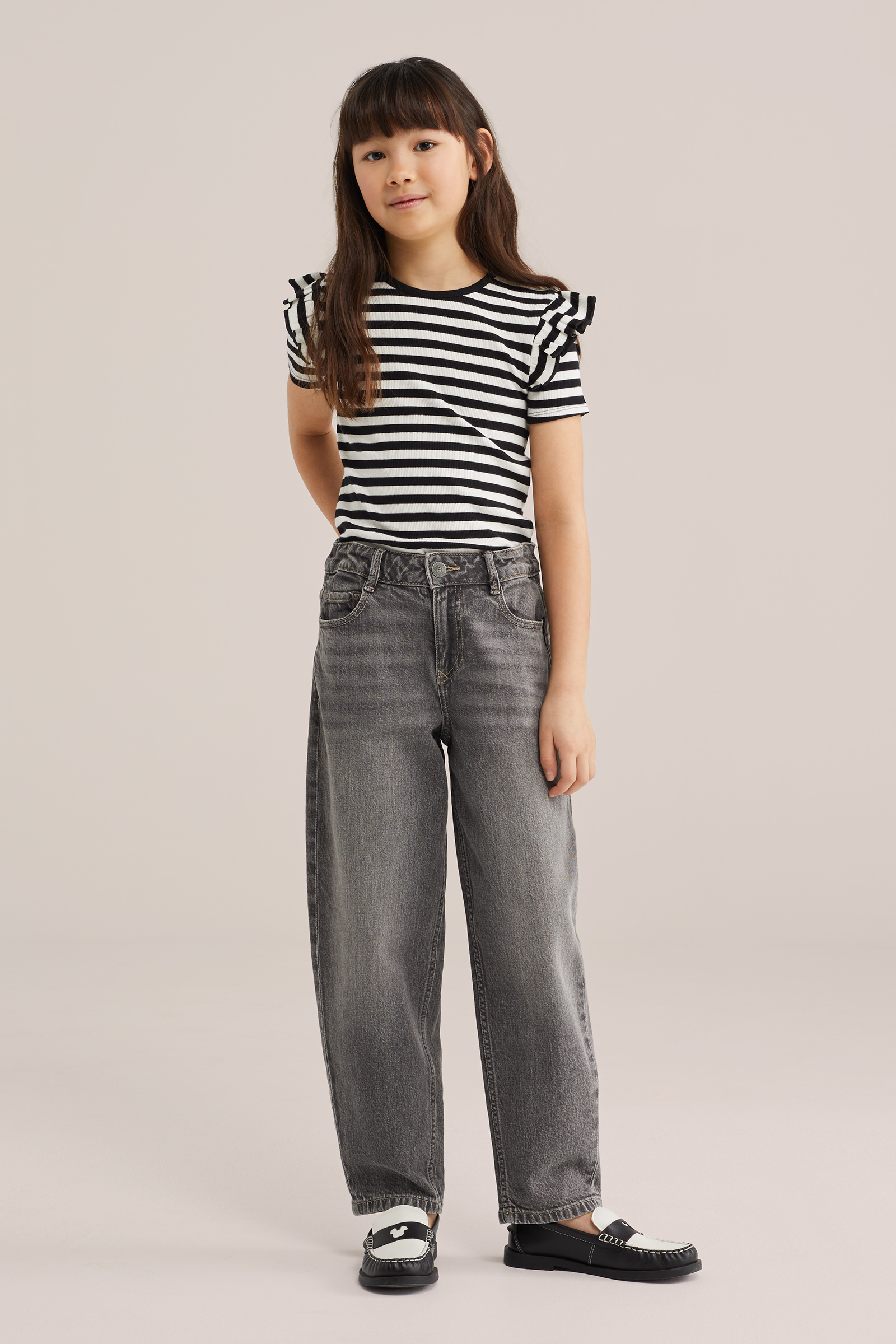 Meisjes T-shirt met ruches