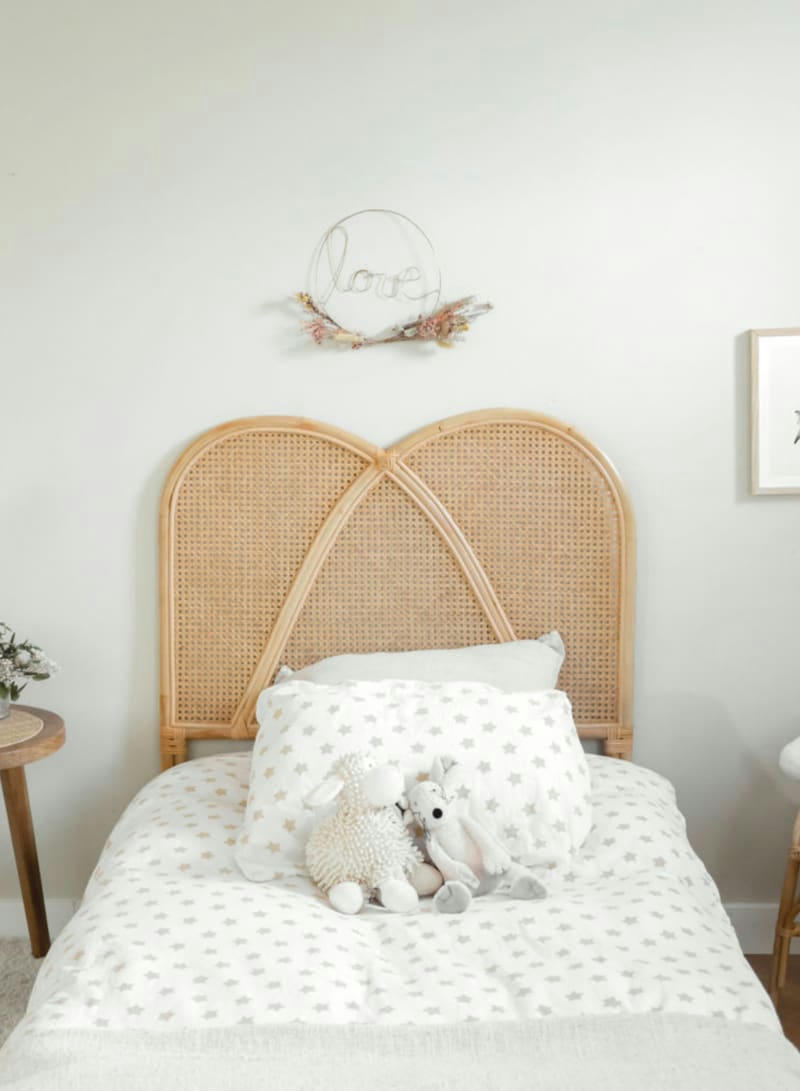 ALMA - Tete de lit rotin et cannage - 1 pers.