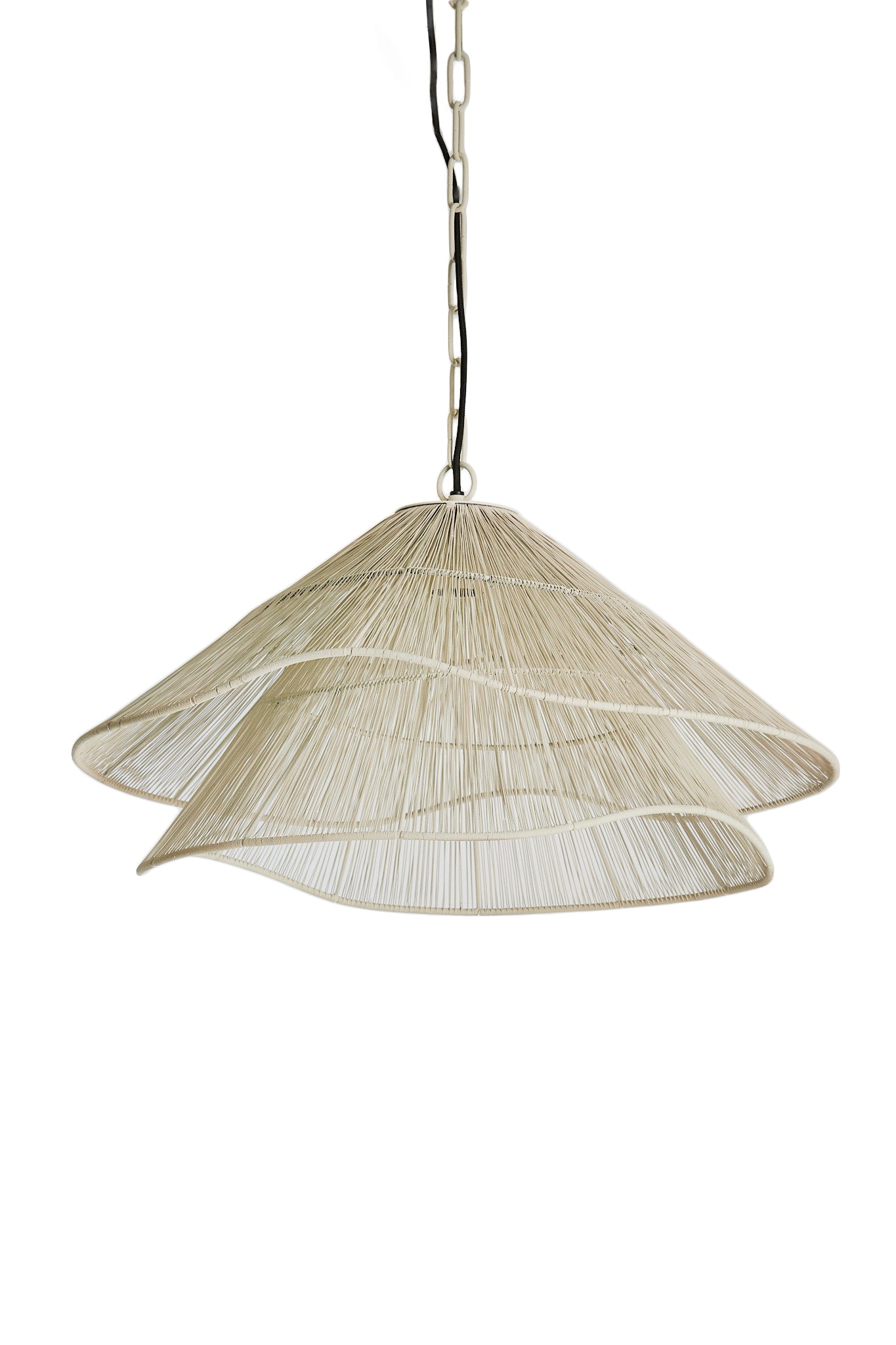 Light & Living hanglamp ALAMEDA - wit - Ø56x31cm