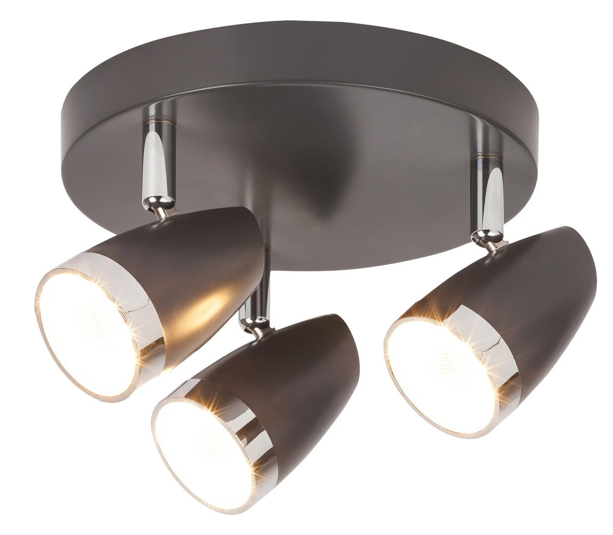 Spot okrągły antracyt Karen LED 12W biały ciepły IP20 Rabalux