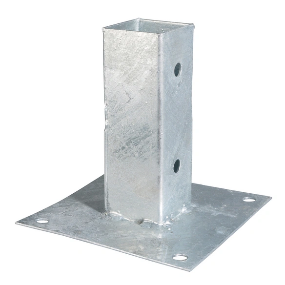 Aufschraubhülse, Rohstahl, BxL: 150 x 150 mm
