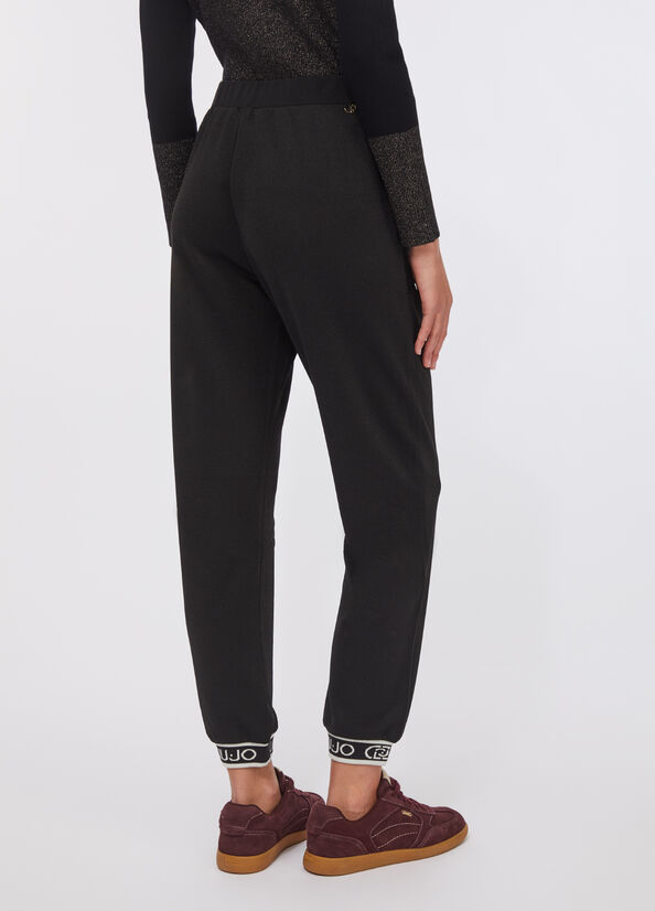 Pantaloni jogging lurex&reg;