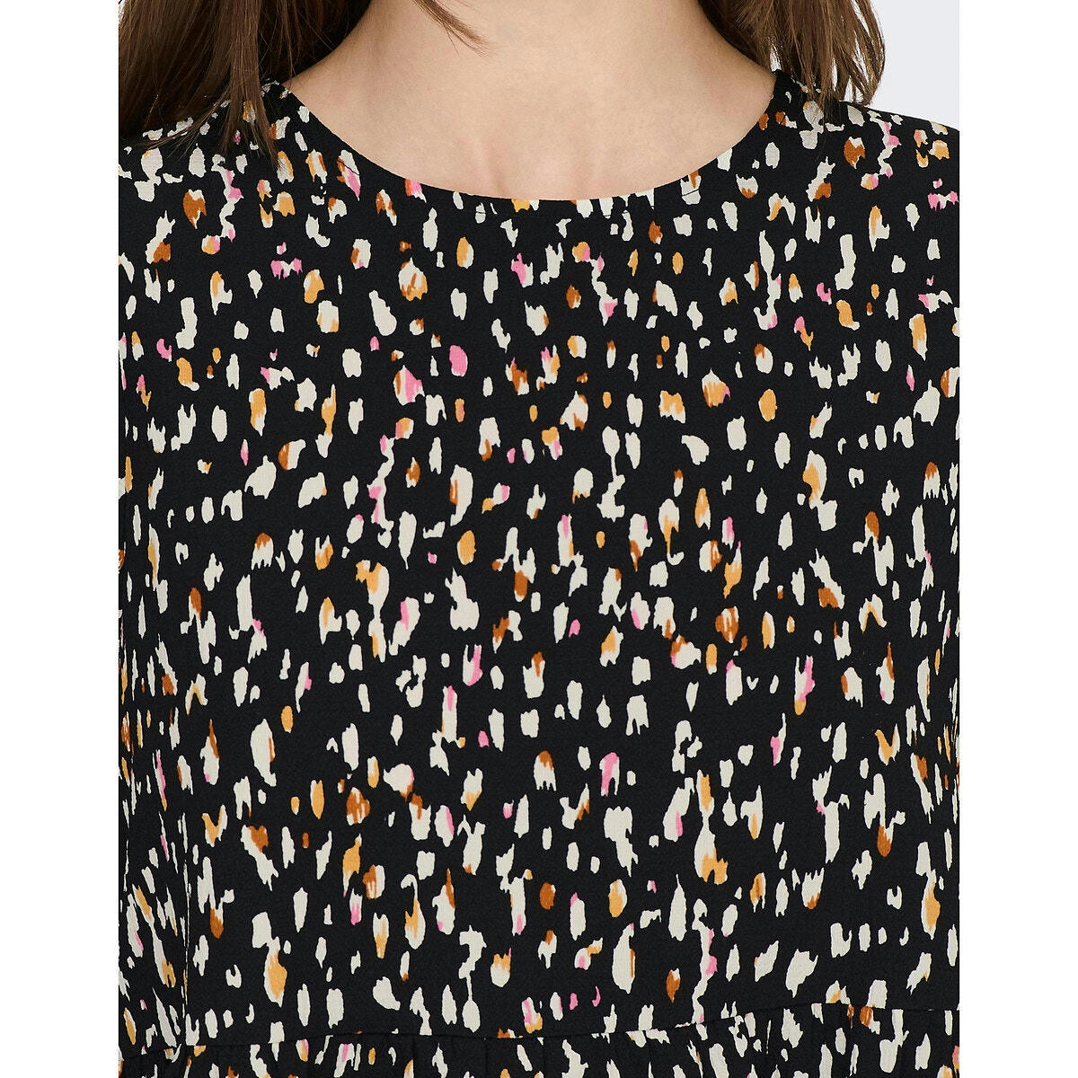 Robe courte imprimé animalier