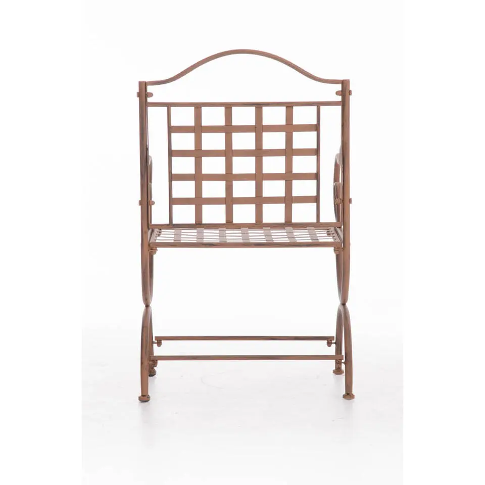 CLP Tuinstoel Lotta Metaal - antiek bruin