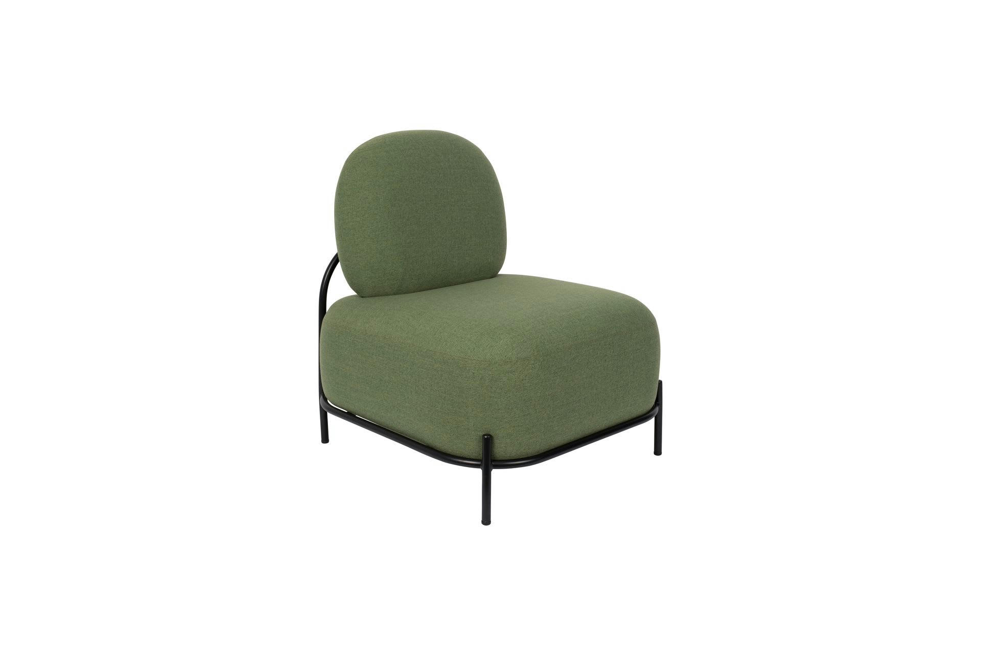 HOUDA - Fauteuil en tissu vert
