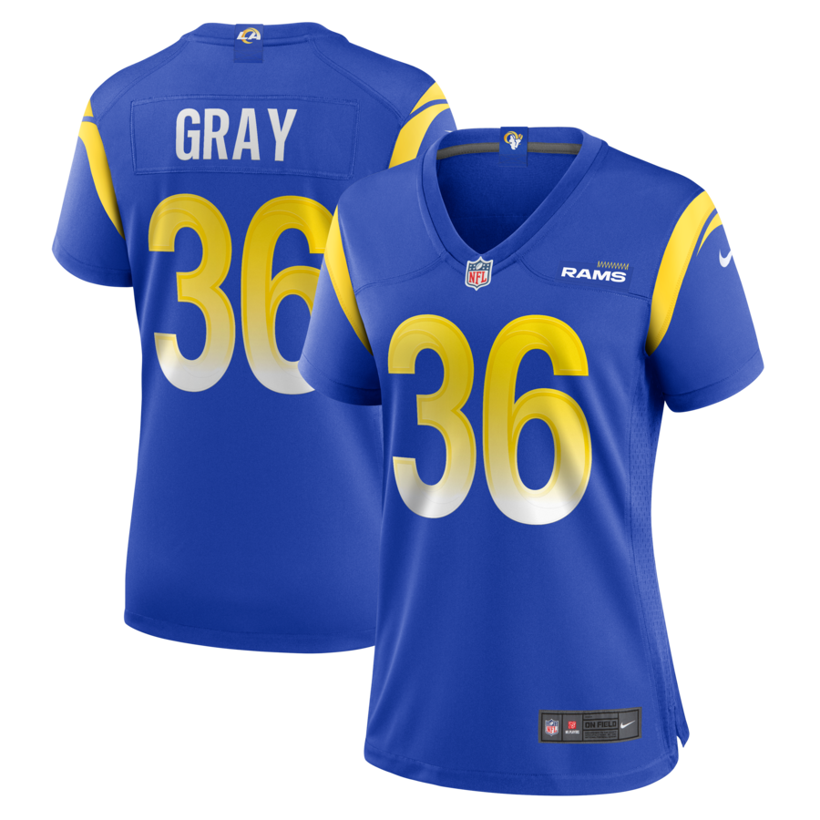 Vincent Gray Los Angeles Rams Nike Women's  Game Jersey - Royal