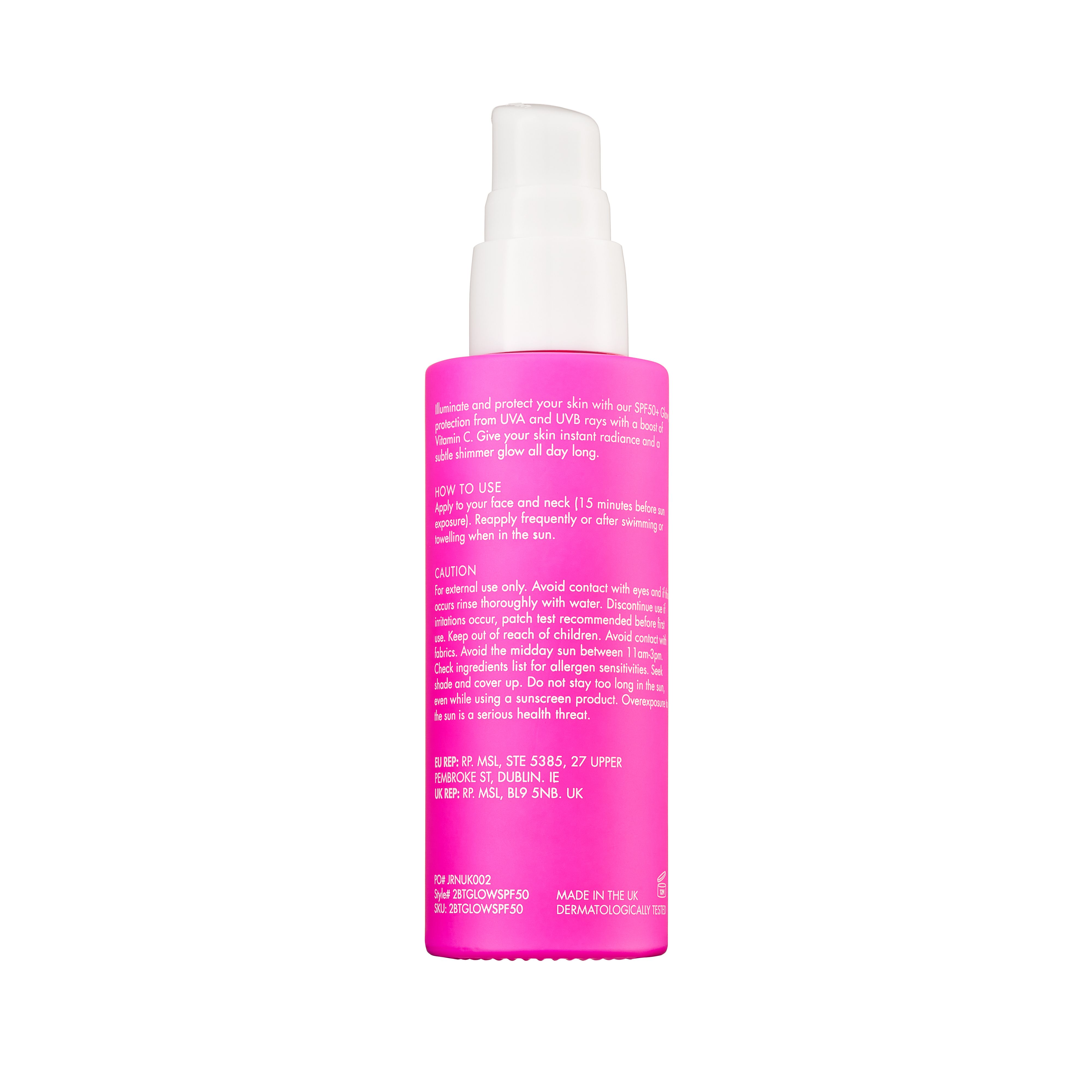 2bTanned SPF50 Glow