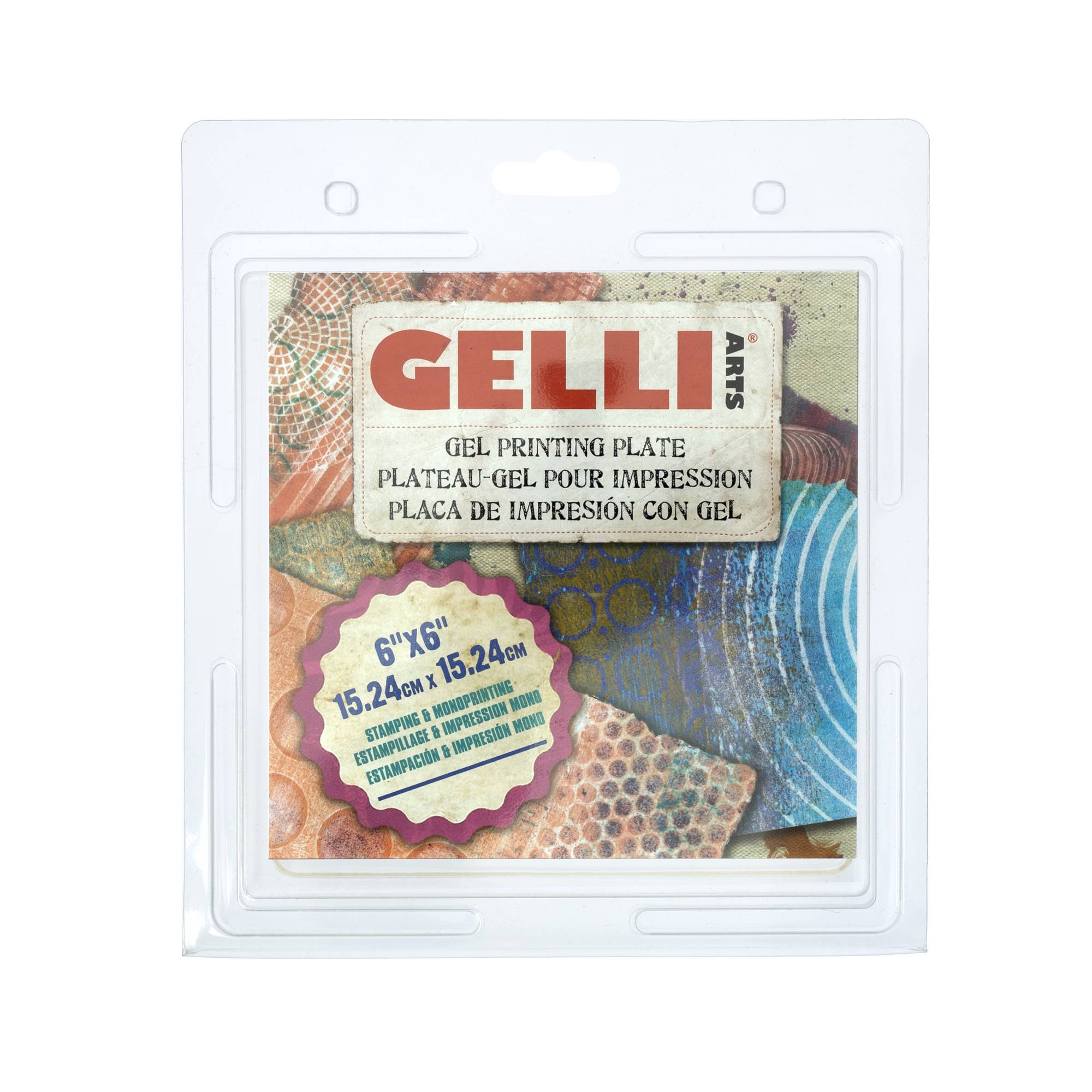 Gelli Arts Gel Printing Plate 6 x 6 Inches