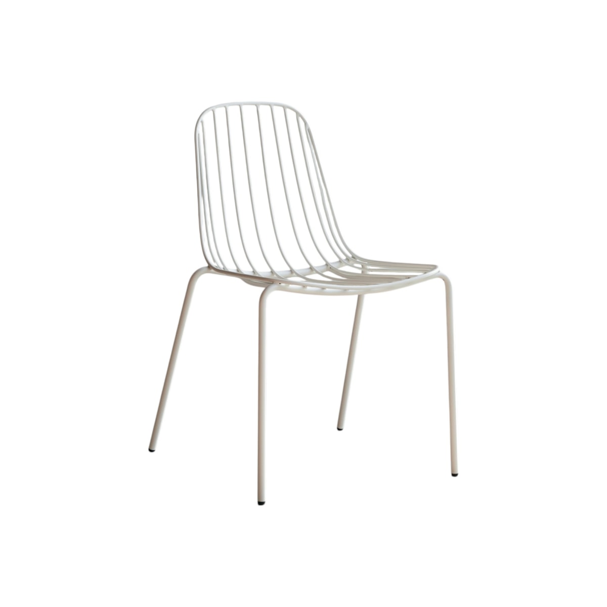 Tikamoon Witte metalen stoel - Wit