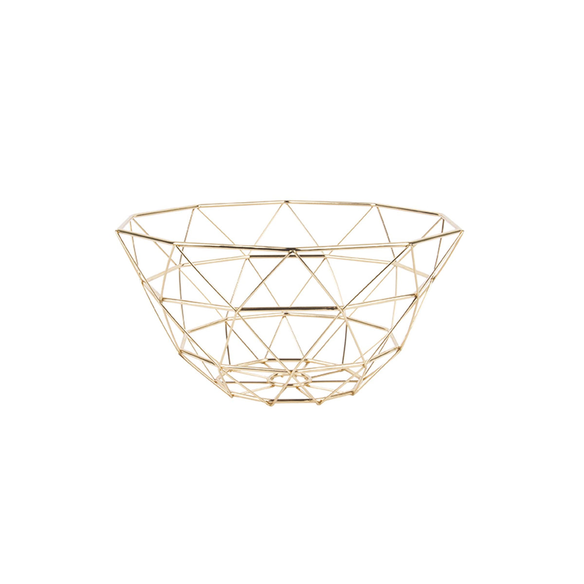 Present Time fruitschaal - goud - Ø30cm