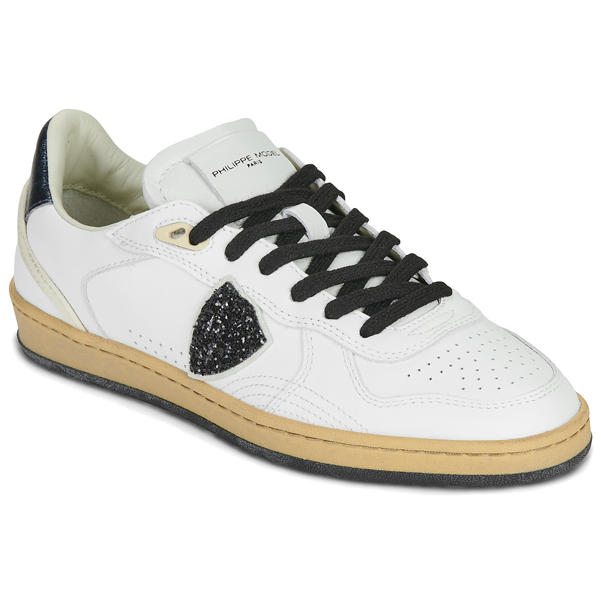 Philippe Model - PGAL LOW WOMAN - White / Black