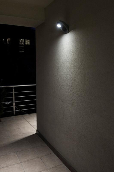 Kinkiet zewnętrzny Eggo 4100K ciemnoszary LED 1x9W 345lm IP54 SU-MA