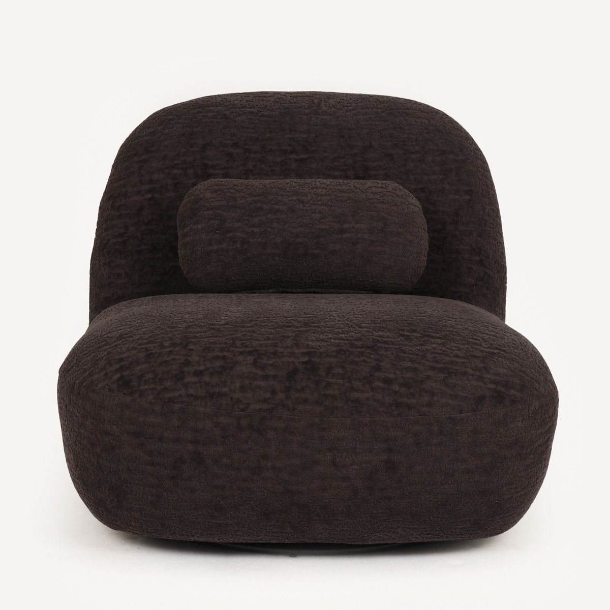 Fotel NORDVIK obrotowy czekoladowy 83x87x75 cm