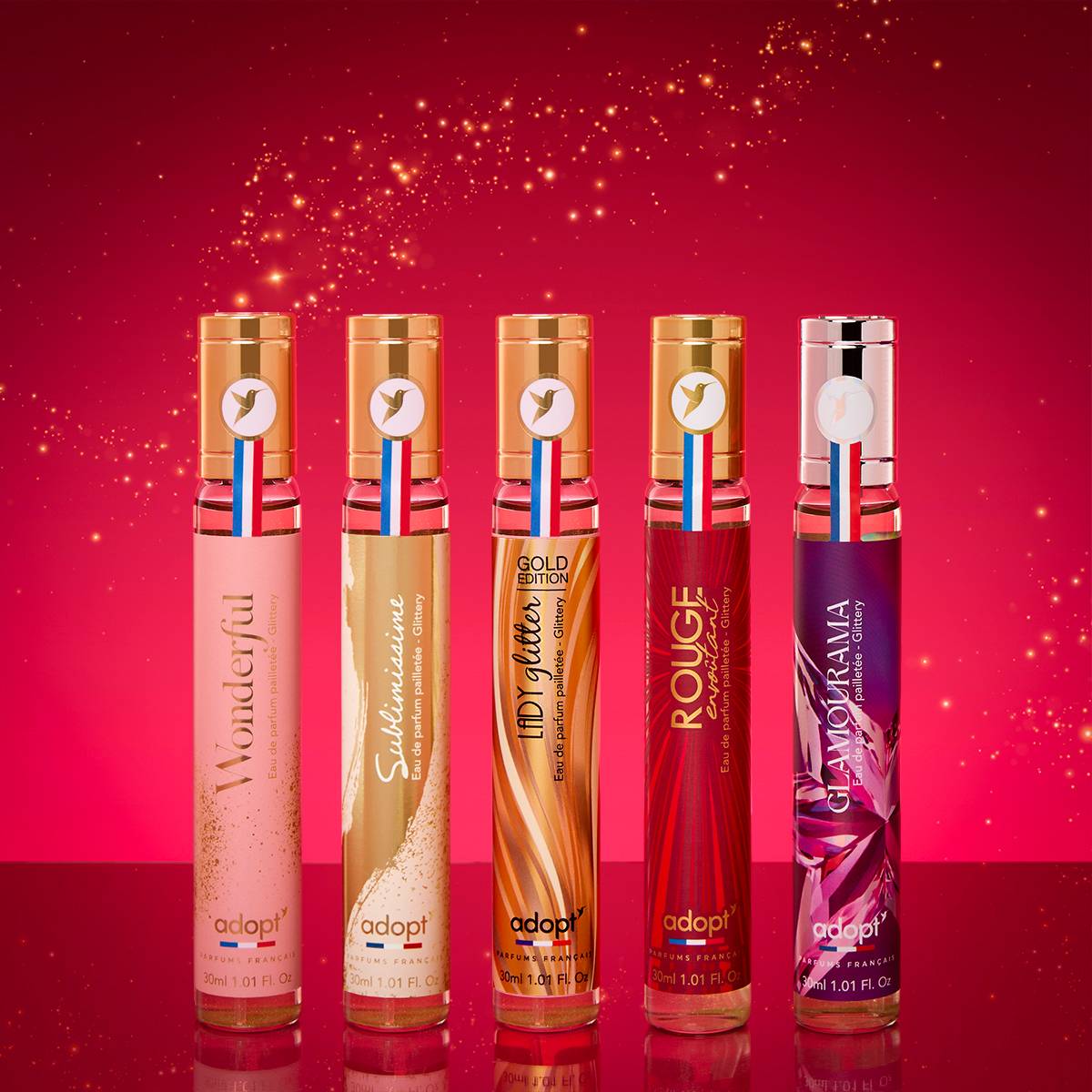 So GlamCoffret commode 5 x eaux de parfums 30 ml