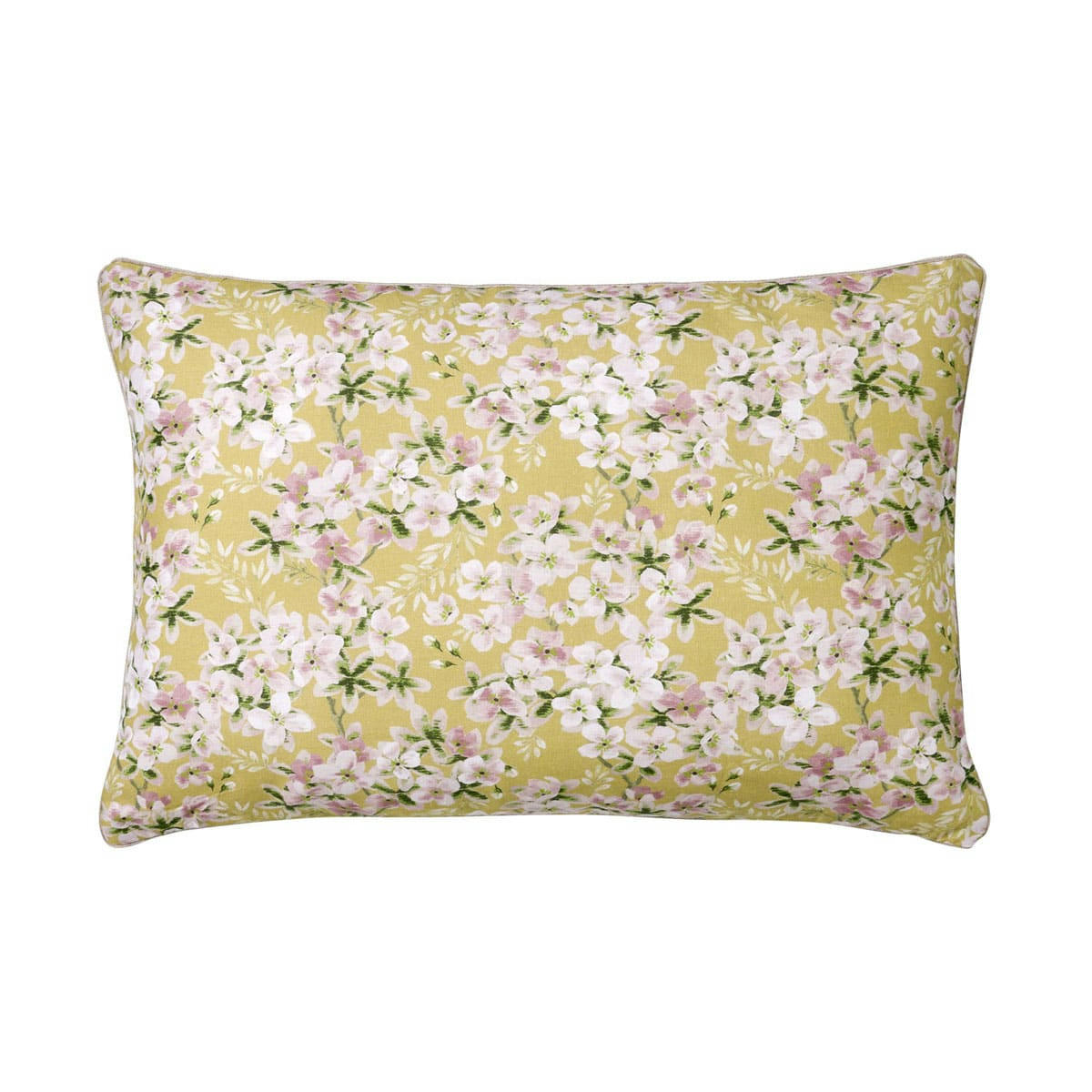 BLOOM - Housse de coussin en lin or 40x60